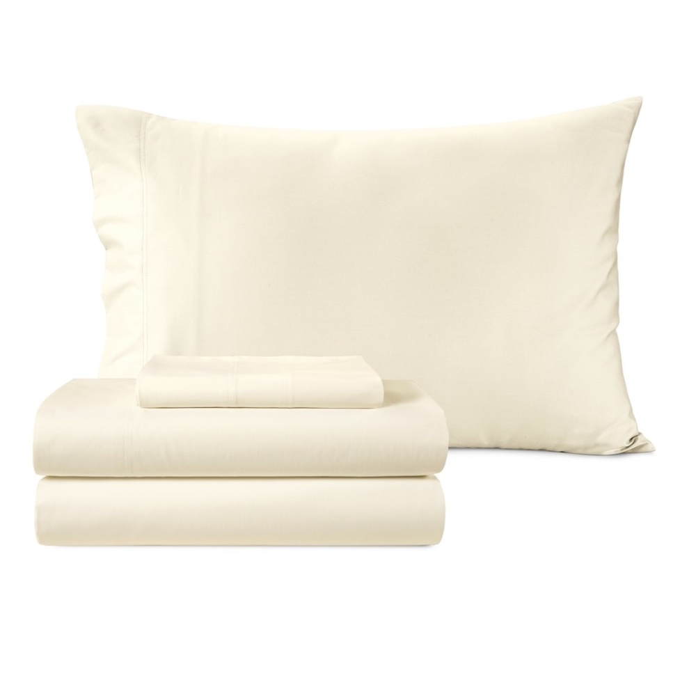 SleepRX 300 Thread Count 4-Pc. Sheet Set, King - Egret 840380969715